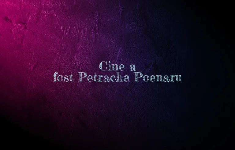 cine a fost petrache poenaru