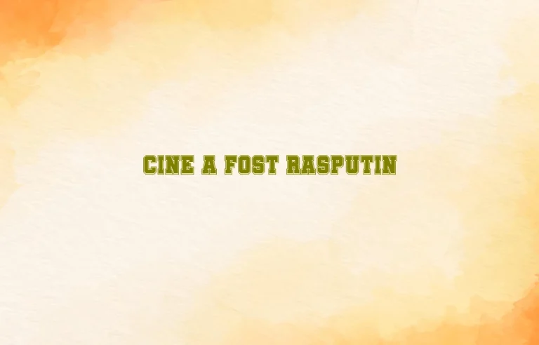 cine a fost rasputin