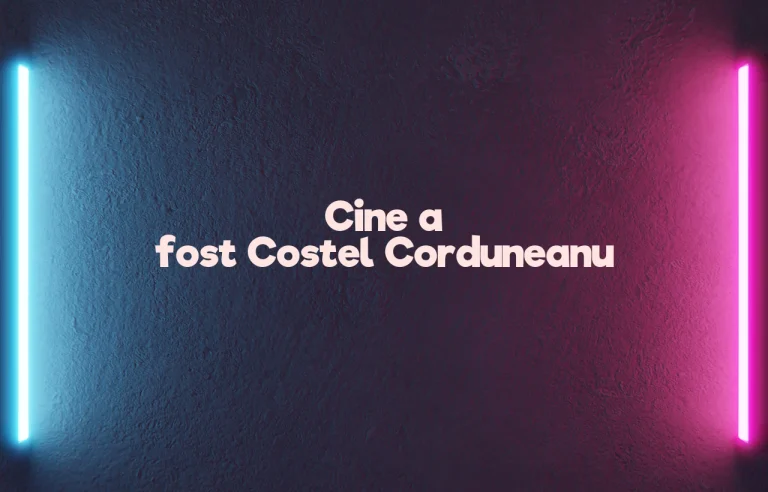 cine a fost costel corduneanu