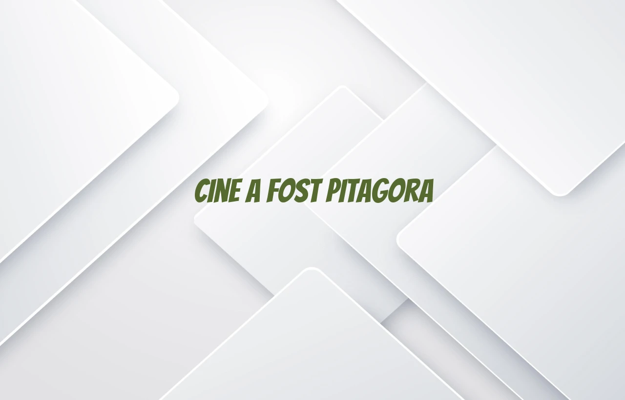 cine a fost pitagora