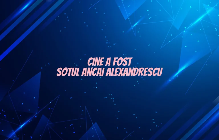 cine a fost sotul ancai alexandrescu