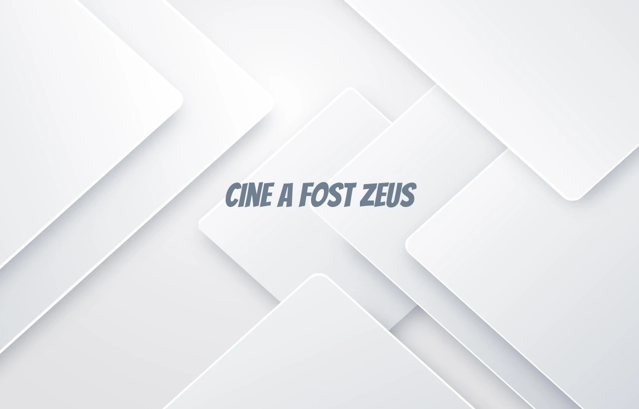 cine a fost zeus