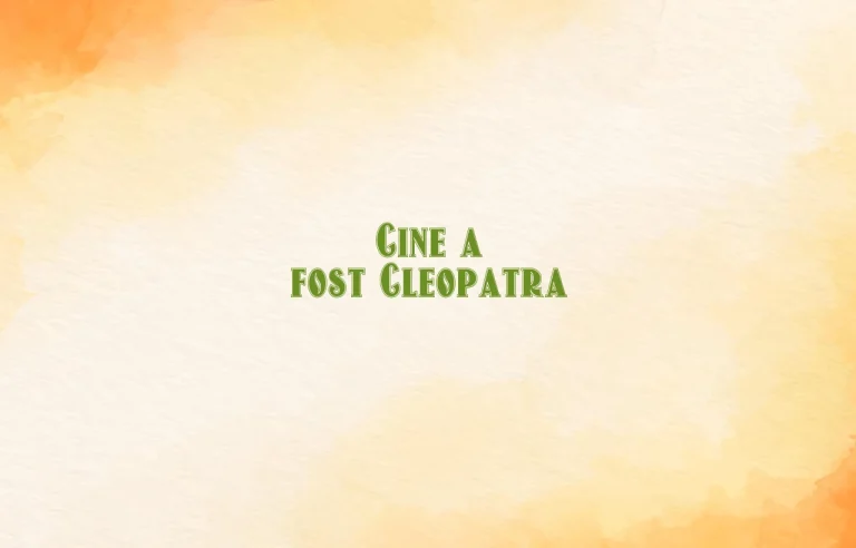 cine a fost cleopatra