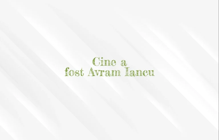 cine a fost avram iancu
