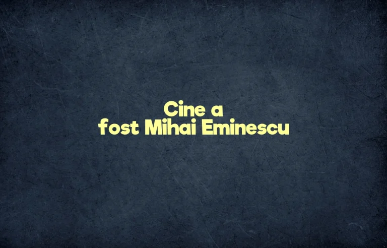 cine a fost mihai eminescu
