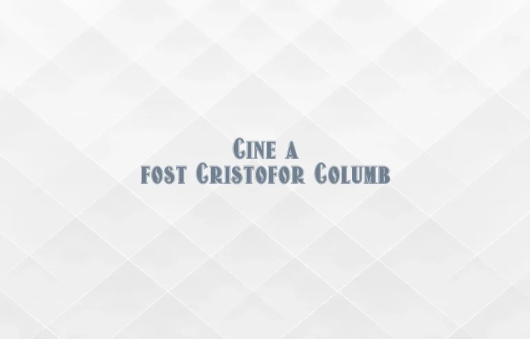 cine a fost cristofor columb